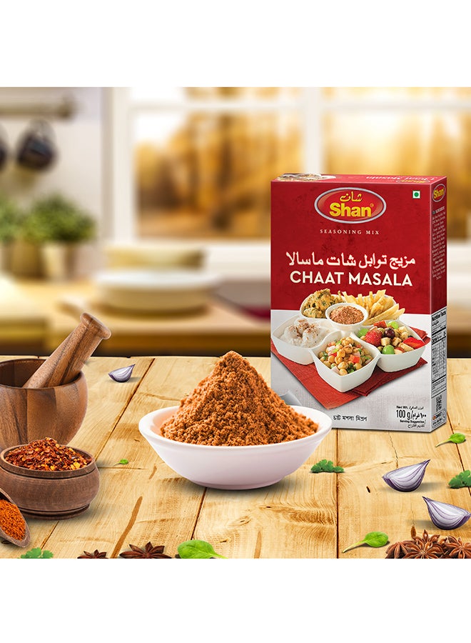 Shan Chaat Masala Seasoning Mix 100grams - Image 4