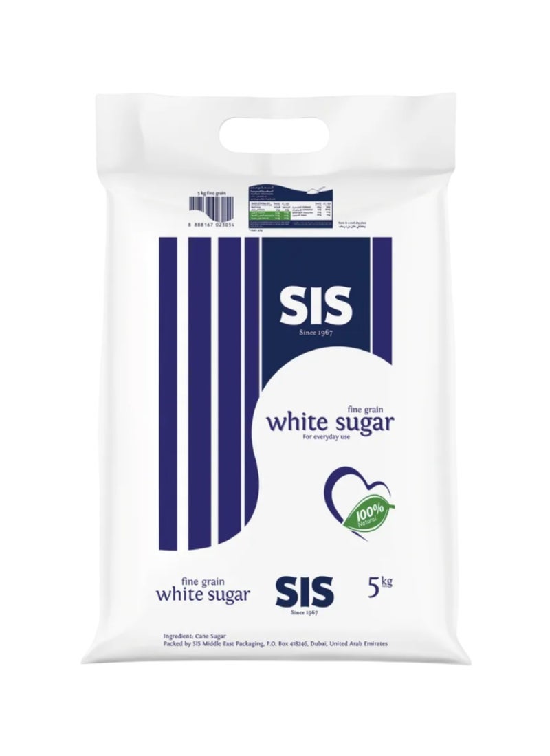SIS Fine Grain White Sugar 5kg - Image 1