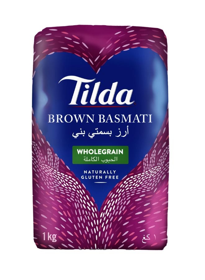 Tilda Brown Basmati Rice 1kg  - Image 1