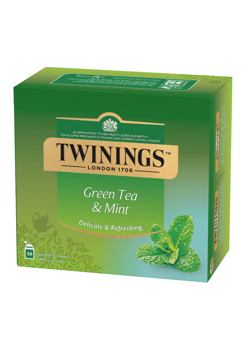 Twinings Green Tea With Mint 75grams  - Image 3