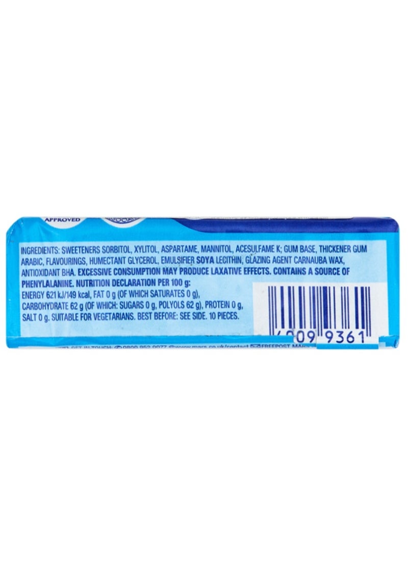 Wrigley's Extra Peppermint Sugar Free Chewing Gum 14grams - Image 2