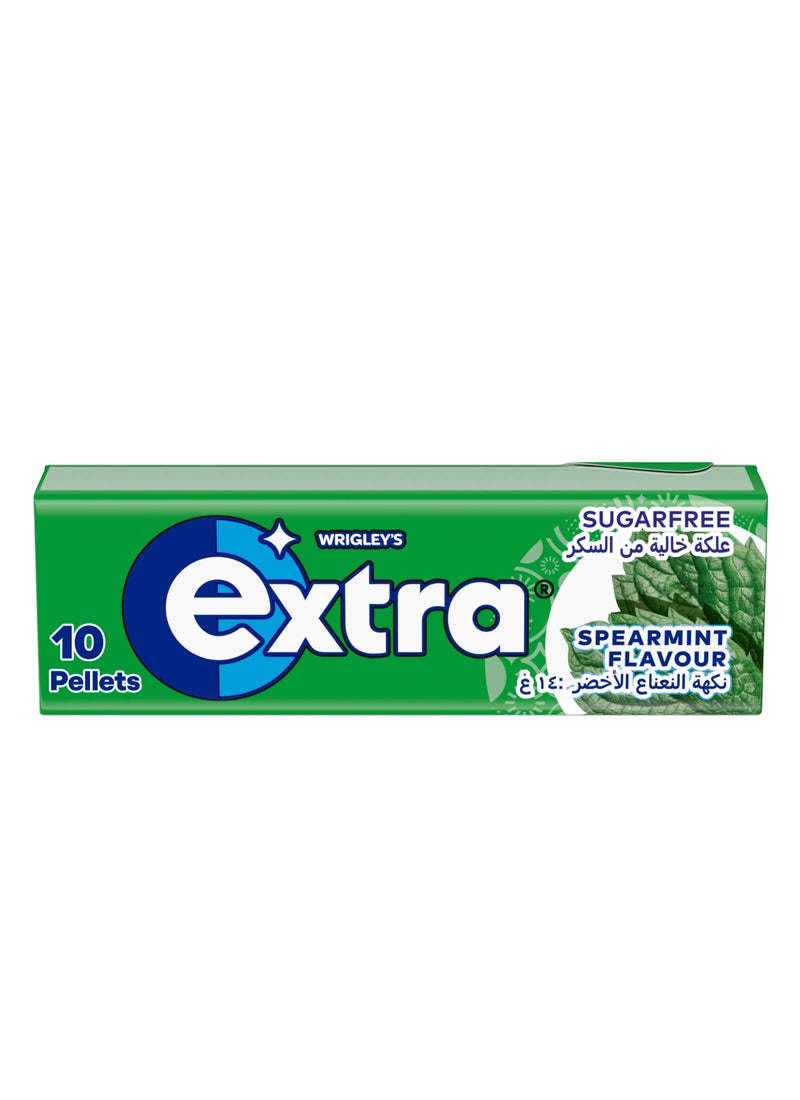 Wrigley's Extra Spearmint Sugar Free Chewing Gum 14grams - Image 1