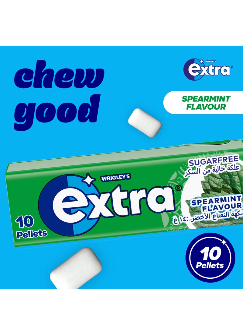 Wrigley's Extra Spearmint Sugar Free Chewing Gum 14grams - Image 3