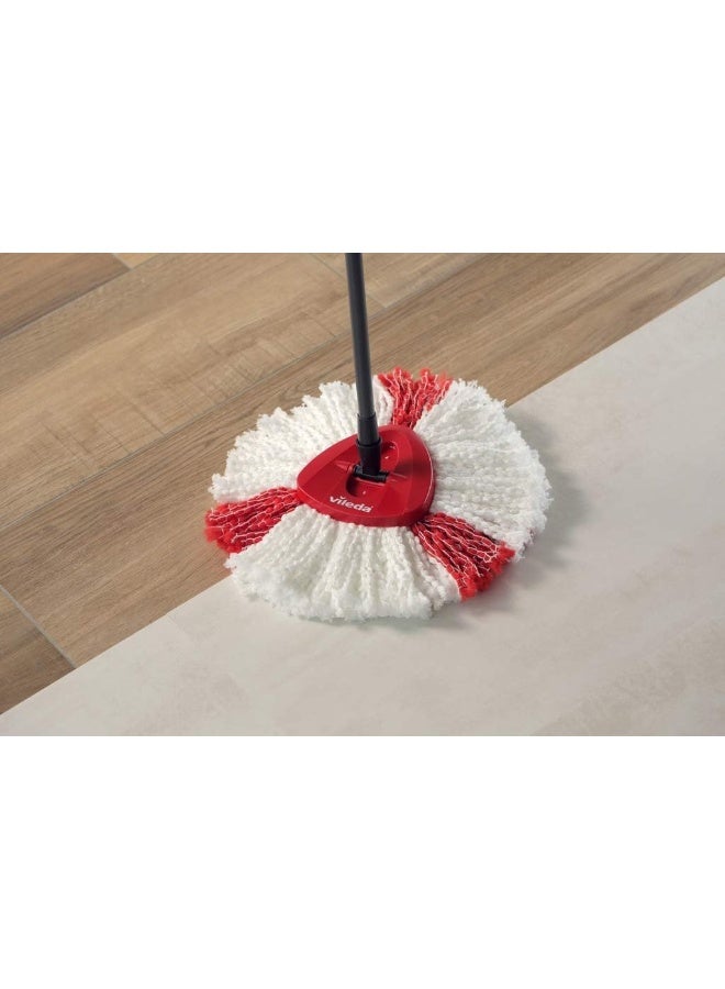 Vileda Turbo 2in1 spin mop system Black/White/Red 29.6 x 48.6 x 29.3cm - Image 5