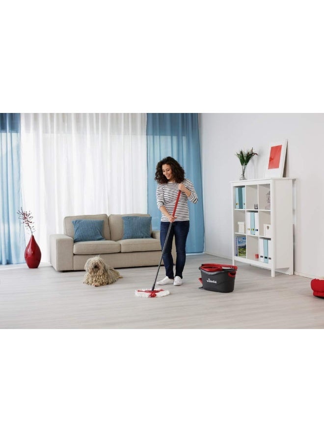 Vileda Turbo 2in1 spin mop system Black/White/Red 29.6 x 48.6 x 29.3cm - Image 4
