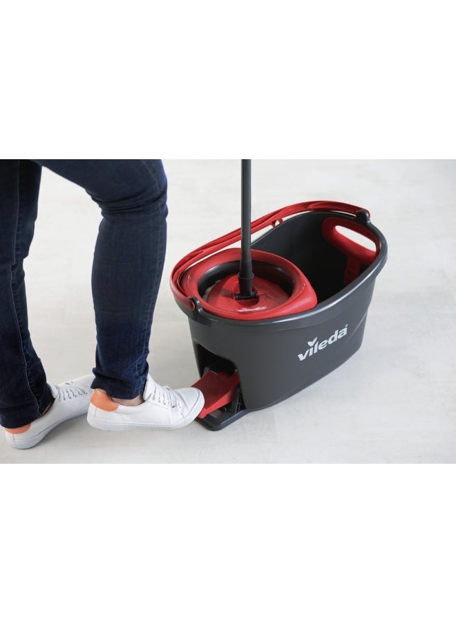 Vileda Turbo 2in1 spin mop system Black/White/Red 29.6 x 48.6 x 29.3cm - Image 2