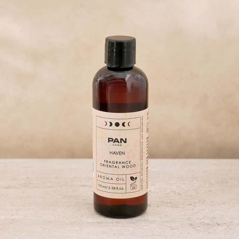 Pan Home Haven Aroma Oil Oriental Wood 100Ml Transparent 4.1 x 4.1 x 12.4cm - Image 4