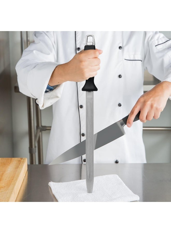 راج أداة شحذ سكاكين يدوية أسود/فضي 38سم - Image 4