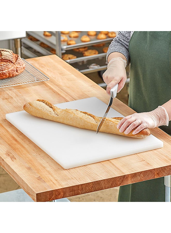 RAJ Kitchen Master Plastic Cutting Board Chopping Board White 40x30x2cm - Image 4