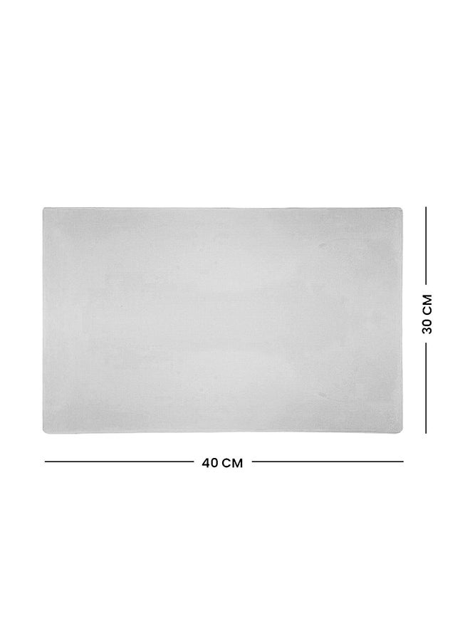 RAJ Kitchen Master Plastic Cutting Board Chopping Board White 40x30x2cm - Image 3