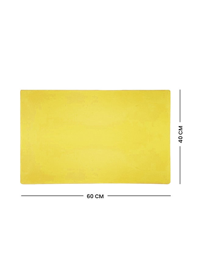 RAJ Kitchen Master Plastic Cutting Chopping Board Yellow 60x40x2cm  - Image 3
