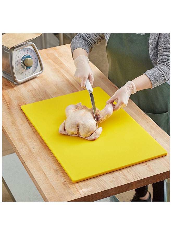 RAJ Kitchen Master Plastic Cutting Chopping Board Yellow 60x40x2cm  - Image 4