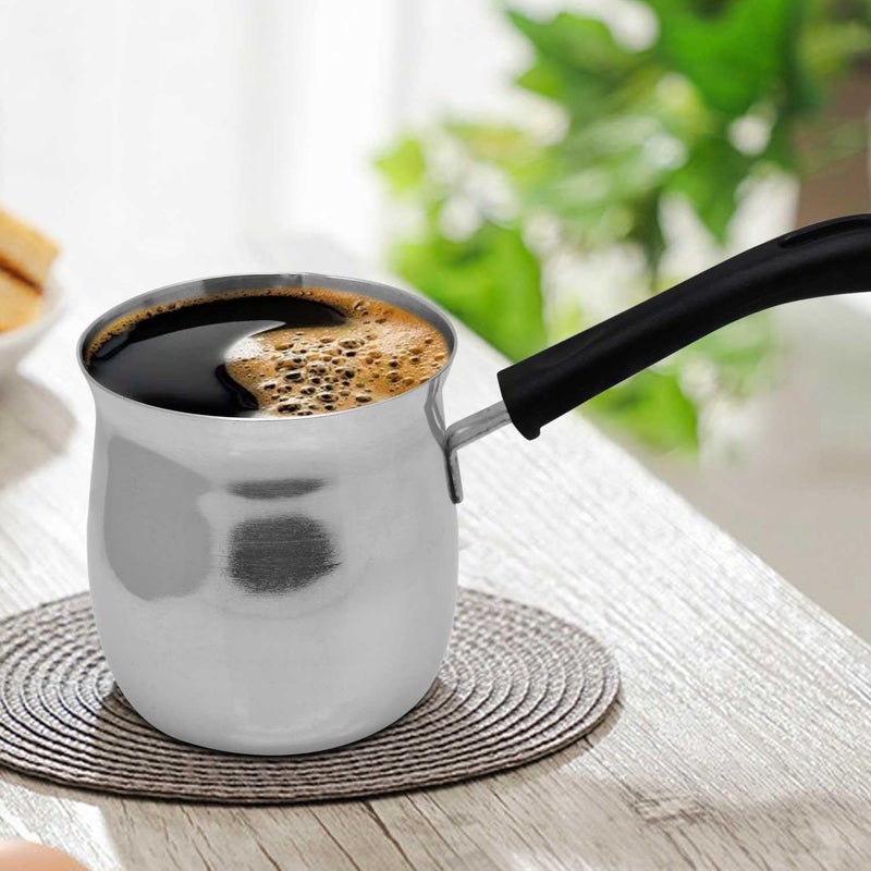 RAJ STEEL COFFEE WARMER HEAVY, 450 ML Silver 450ml - Image 5