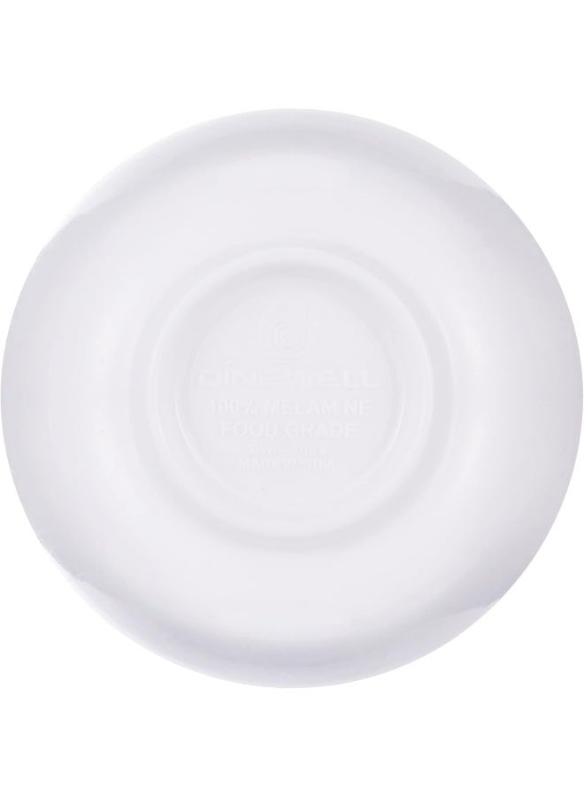 دينويل وعاء وجبة الخضراوات الجانبية من الميلامين أبيض 3.5بوصة - Image 3