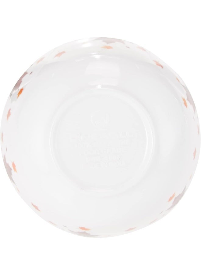 دينويل سلطانية كلاسيكية بتصميم أوراق شجر أبيض 3.5بوصة - Image 3