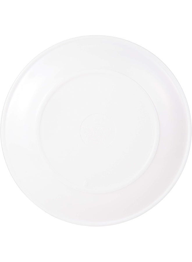 دينويل طبق مستدير من الميلامين بتصميم زهور أبيض/أرجواني/أخضر 7.5بوصة - Image 3