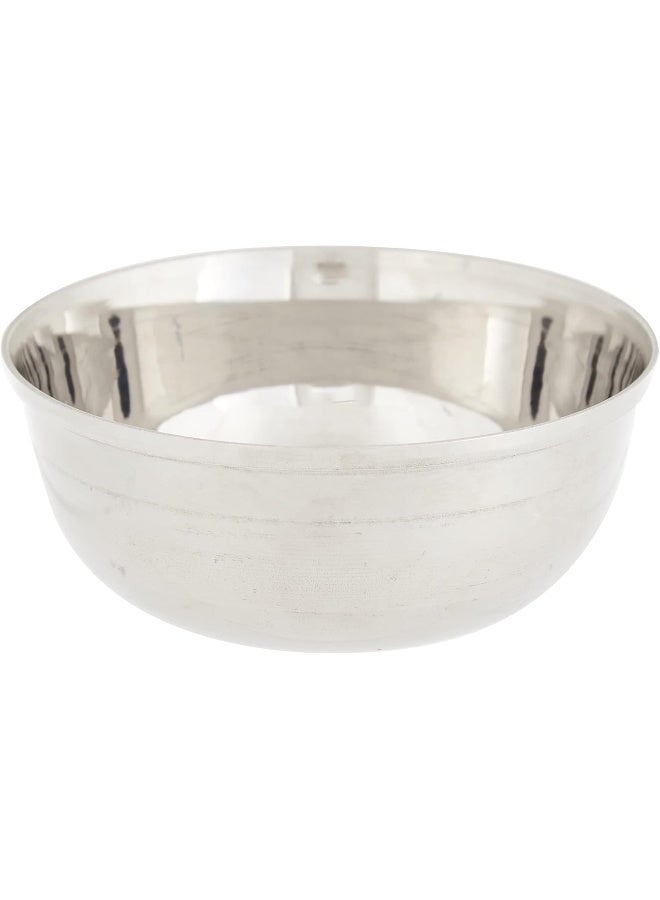 Raj Stainless Steel Serving Bowls, 9 cm, MV0005, Curry Bowl, Salad Bowl, Side Bowl, Dessert Bowl Silver 9x3.5cm - Image 1