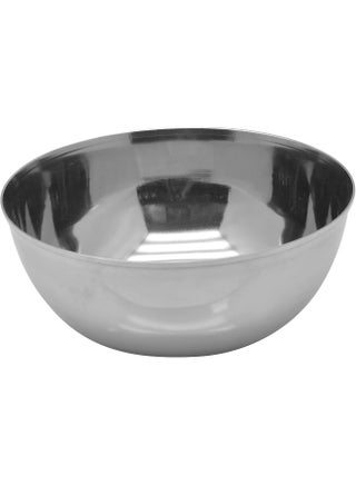 Raj Stainless Steel Serving Bowls, 18 cm, MV0010, Curry Bowl, Salad Bowl, Side Bowl, Dessert Bowl Silver 18cm - view 2