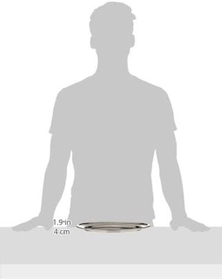 Raj Stainless Steel Oval Serving Tray, 30cm, OT0030, Rice Plate, Salad Plate, Side Plate, Platter, Serving Plate Silver - view 5