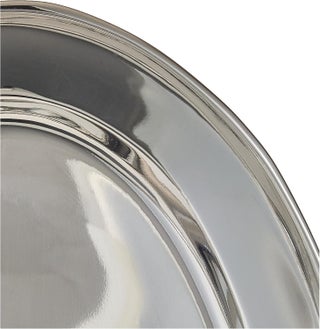Raj Stainless Steel Oval Serving Tray, 30cm, OT0030, Rice Plate, Salad Plate, Side Plate, Platter, Serving Plate Silver - view 4