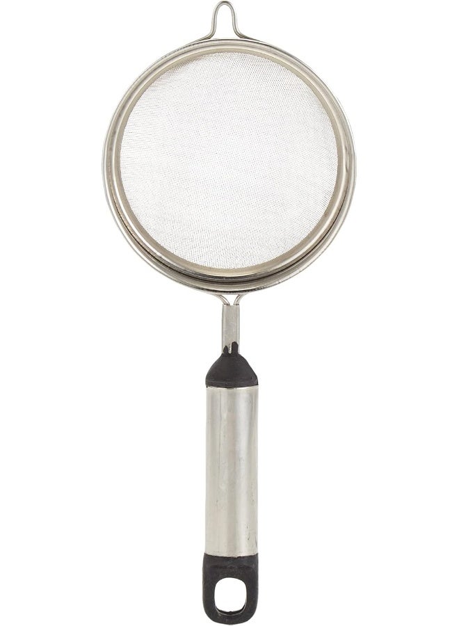 RAJ STAINLESS STEEL PIPE HANDLE TEA STRAINER , 10 CM , SILVER, PHTS03, Tea Sifter , Juice Strainer , Lime Strainer Silver 10cm - Image 2