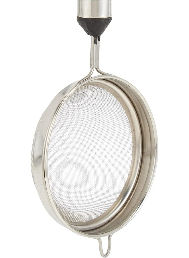 RAJ STAINLESS STEEL PIPE HANDLE TEA STRAINER , 10 CM , SILVER, PHTS03, Tea Sifter , Juice Strainer , Lime Strainer Silver 10cm - Image 3