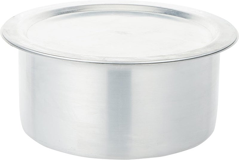 راج طقم قدور مكون من 5 قطع فضي Cooking Pot (19x9.5, 20x10, 21x11, 22x12, 24x12.5)سم - Image 2