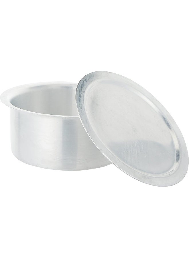 راج طقم قدور مكون من 5 قطع فضي Cooking Pot (19x9.5, 20x10, 21x11, 22x12, 24x12.5)سم - Image 3