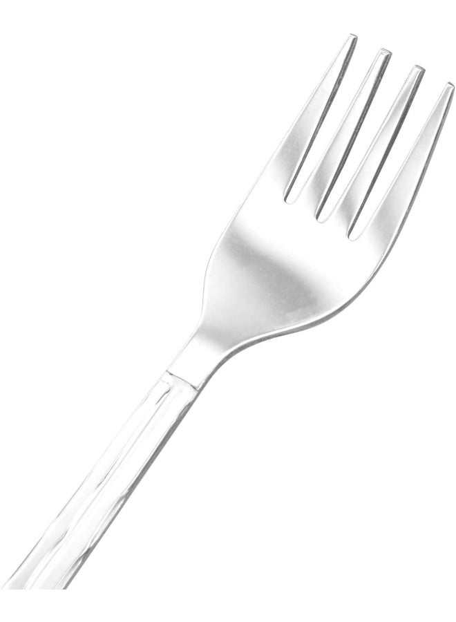 راج طقم شوك مكوّن من ست قطع من سيمفوني فضي - Image 5