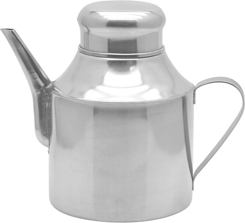 راج علبة حفظ الزيت من الستانلس ستيل فضي - Image 2