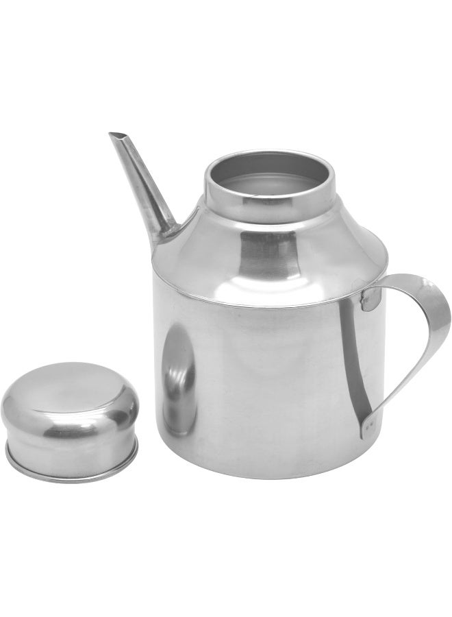 راج علبة حفظ الزيت من الستانلس ستيل فضي - Image 5