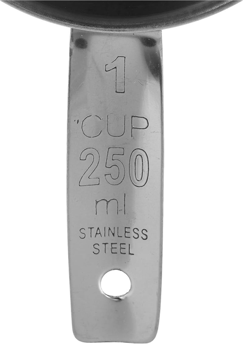 راج أكواب معيارية 4 قطع فضي Cup 1 (60), Cup 2 (80), Cup 3 (125), Cup 4 (250)ملليلتر - Image 4