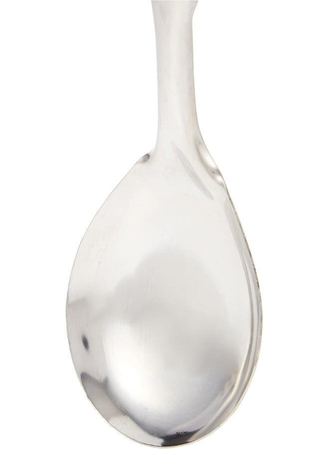 راج مغرفة برنس كورن لتقديم الطعام فضي - Image 3