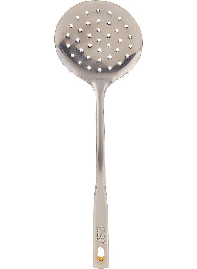 راج ملعقة تصفية كوين من الستانلس ستيل فضي - Image 2