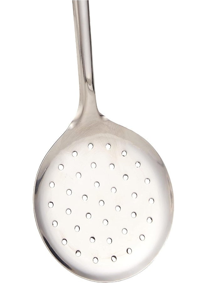 راج ملعقة تصفية كوين من الستانلس ستيل فضي - Image 3