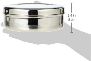 راج حافظة طعام فضي 7.4x19.8x17.8سم - Image 3