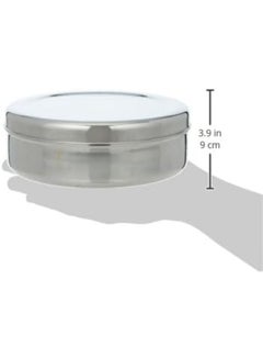 RAJ Puri Dabba Storage Silver 18.5x7.5cm  - Image 4
