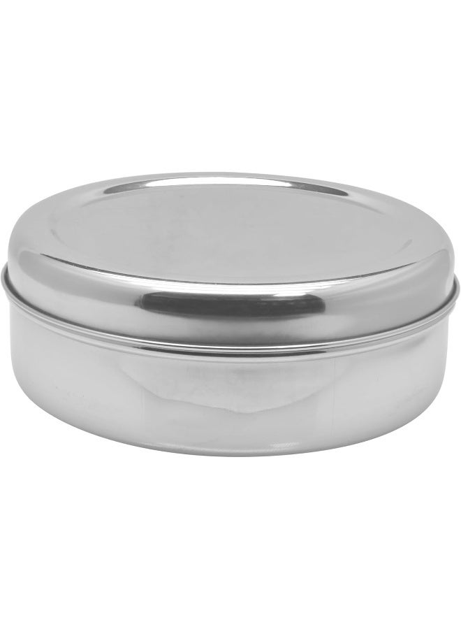 راج حافظة طعام بيوري دابا فضي 18.5x7.5سم - Image 2