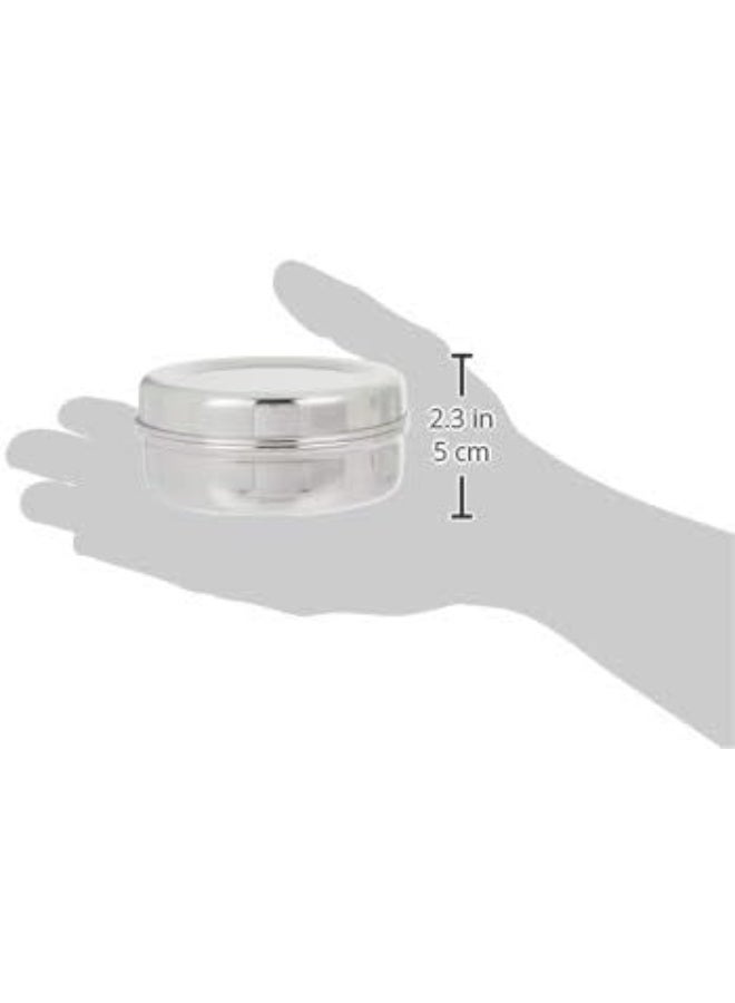 Raj Stainless Steel Storage Bowl 9 CM - PDD006, Nuts Bowl, Food Container, Serving Bowl, Lunch Box Silver 9x4.5cm - Image 4
