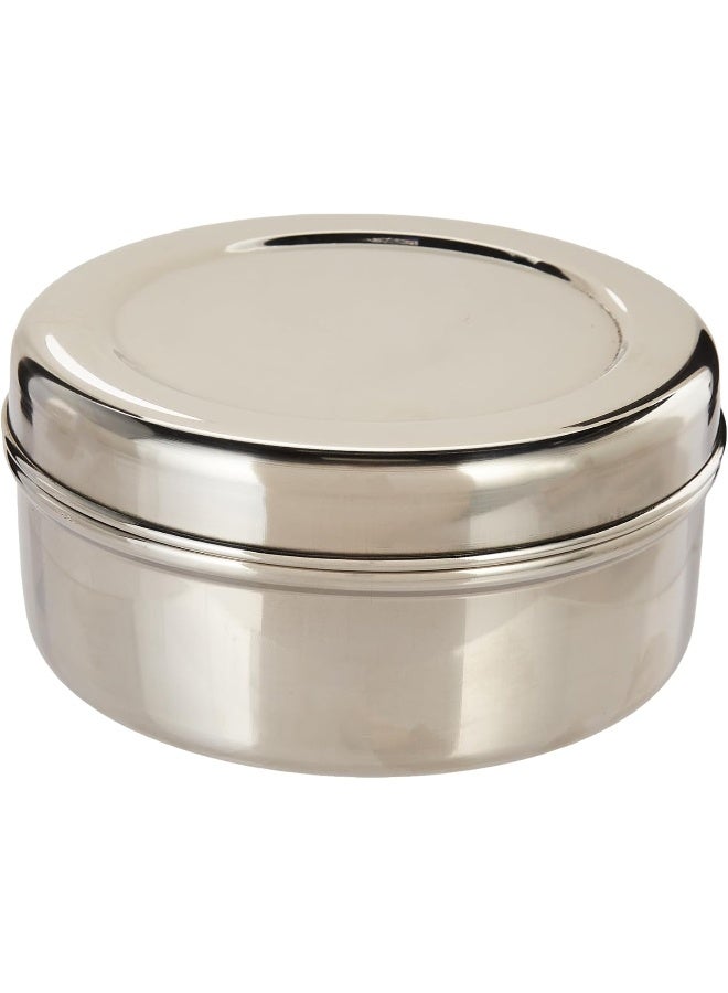 Raj Stainless Steel Storage Bowl 11 CM - PDD007, Nuts Bowl, Food Container, Serving Bowl, Lunch Box Silver 11x5cm - Image 1
