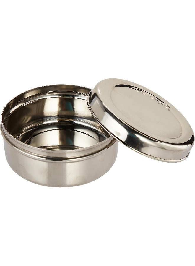 Raj Stainless Steel Storage Bowl 11 CM - PDD007, Nuts Bowl, Food Container, Serving Bowl, Lunch Box Silver 11x5cm - Image 3