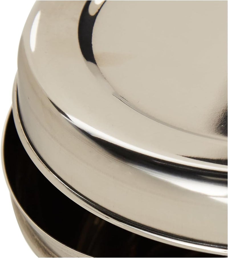 راج حافظة طعام بيوري دابا فضي - Image 5