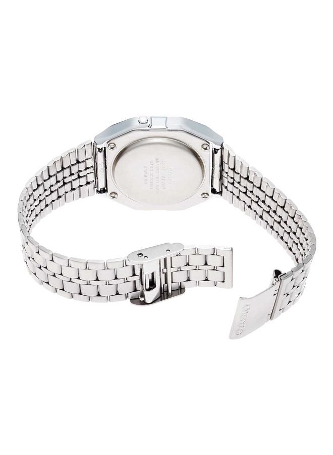 CASIO Men's Stainless Steel Digital Watch A159W-N1DF - 33 mm - Silver - Image 2