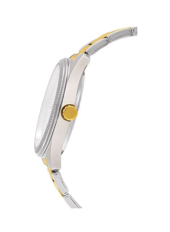 CASIO Women's Enticier Water Resistant Formal Analog Watch LTP-1302SG-7AVDF - 35 mm - Silver/Gold - Image 3