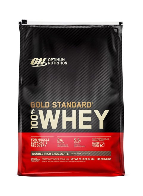 Gold Standard 100% Whey, Double Rich Chocolate 10lb