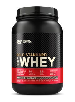Optimum Nutrition Gold Standard 100 Percent Whey Protein - Double Rich Chocolate 2 Pound (Packaging May Vary)  - Image 1