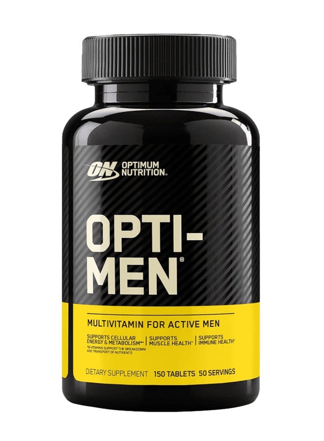 Optimum Nutrition - Opti-men Multivitamin For Active Men Dietary Supplement 150 Tablets 50 Servings - Image 1