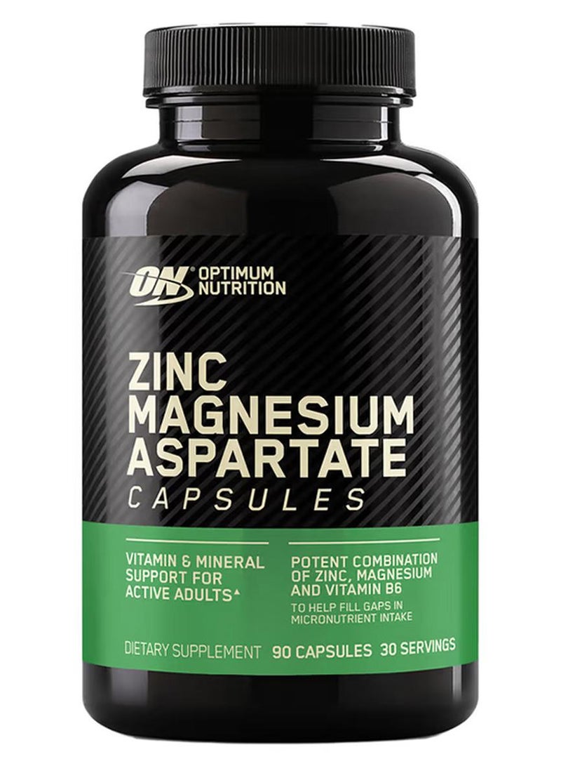 أوبتيموم نيوتريشن 90 كبسولة من المكمل الغذائي الغني بالزنك والماغنيسيوم - Image 1
