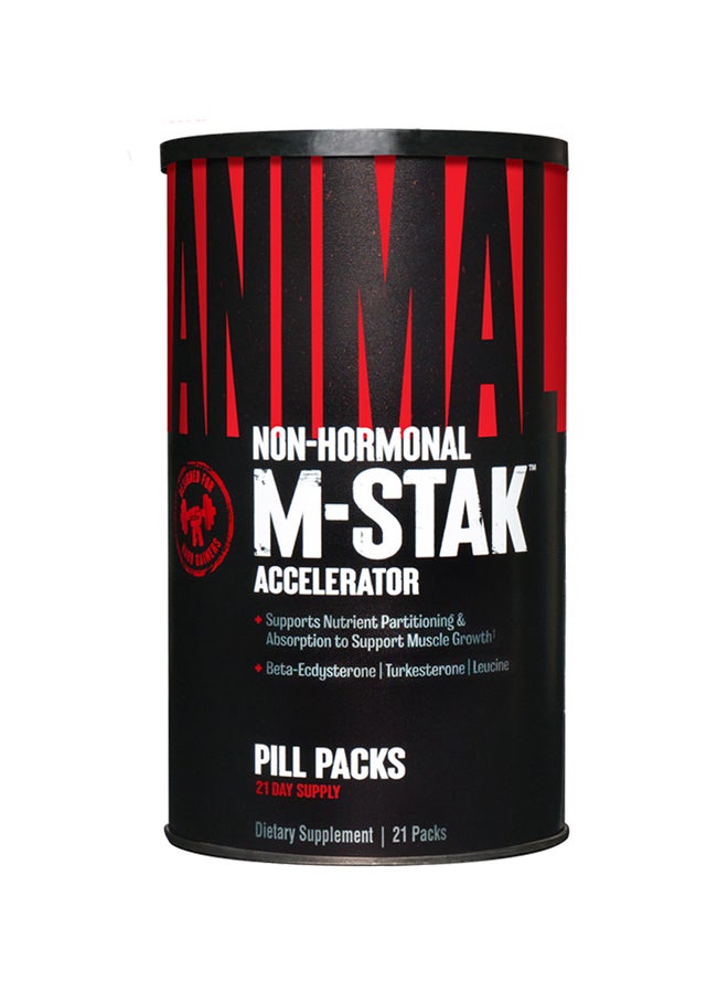 مكمل غذائي غير هرموني إم ستاك - 21 عبوة