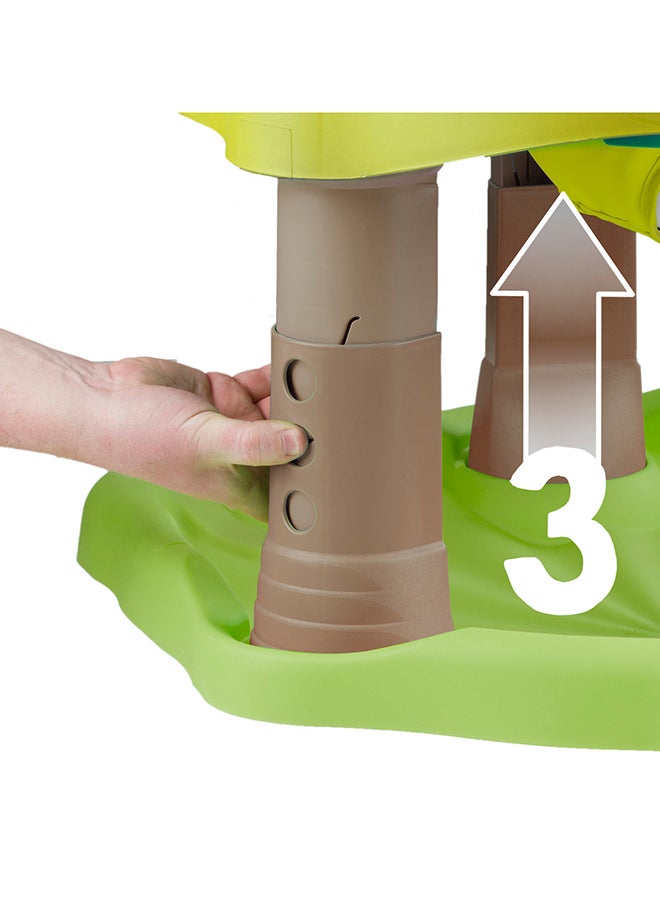 Exersaucer Life In The Amazon Triple Fun Bouncing Activity Saucer - Green